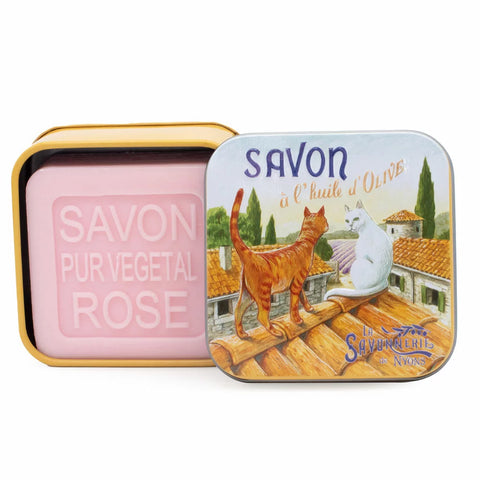 Savon 100g Boite Métal Chats sur le Toit