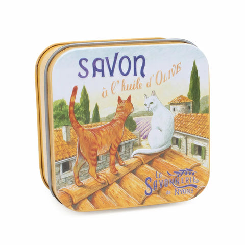 Savon 100g Boite Métal Chats sur le Toit