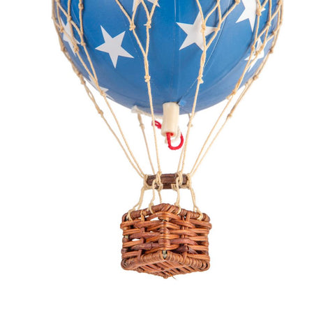 Montgolfière décorative bleue