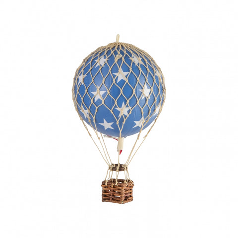 Montgolfière décorative bleue