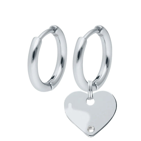 BOUCLES D'OREILLES CRÉOLE 11MM ARGENTE