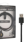 CABLE USB CHAT NOIR