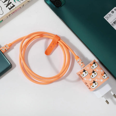 CABLE USB CHAT ORANGE