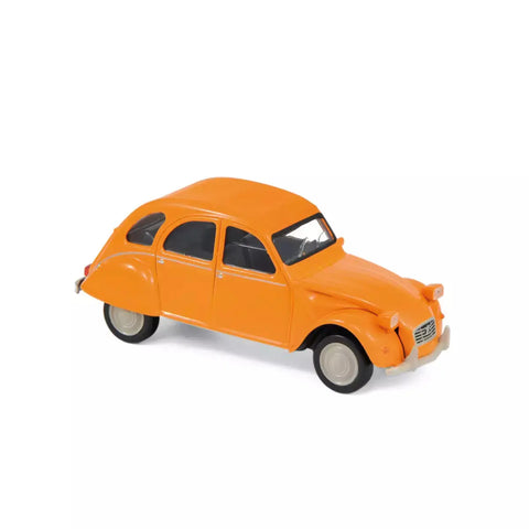 Citroën 2CV 6 Club 1979 Mandarin Orange Miniature 1:43 - NOREV