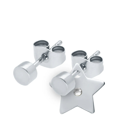 BOUCLES D'OREILLES STUDS ARGENTE