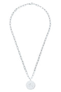 COLLIER GRANDE MAILLE ARGENTE