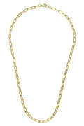 COLLIER GRANDE MAILLE DORE