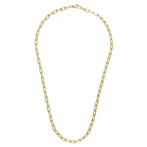 COLLIER GRANDE MAILLE DORE