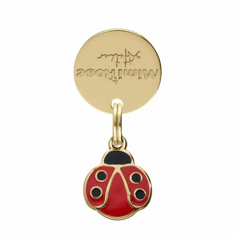 MÉDAILLE PRÉCIEUSE DORÉ DUO COCCINELLE