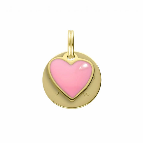 MÉDAILLE PRÉCIEUSE DORÉ DUO COEUR