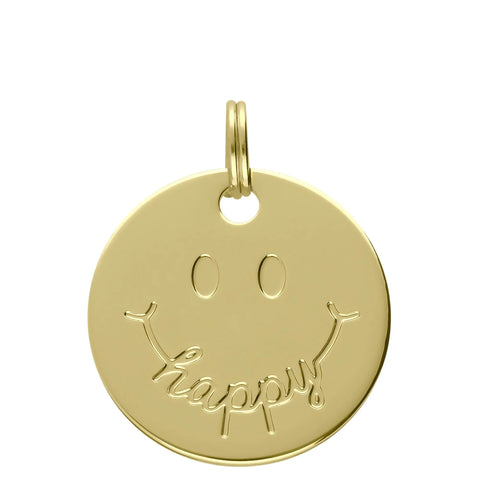 MÉDAILLE SYMBOLE DORÉ HAPPY