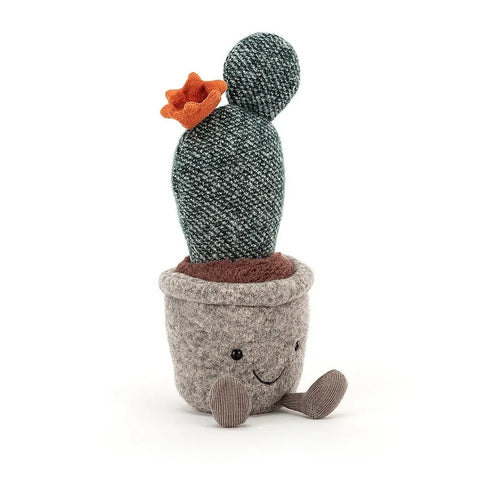 PELUCHE PLANTES EN POT CACTUS POIRE