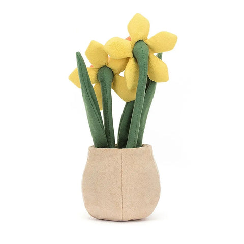 PELUCHE PLANTES EN POT JONQUILLES