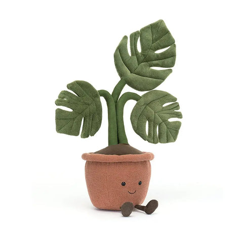 PELUCHE PLANTES EN POT MONSTERA