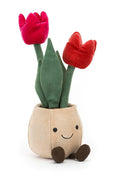 PELUCHE PLANTES EN POT TULIPES