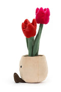 PELUCHE PLANTES EN POT TULIPES