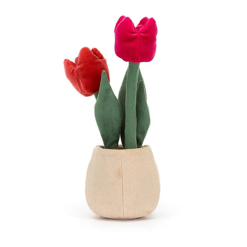 PELUCHE PLANTES EN POT TULIPES