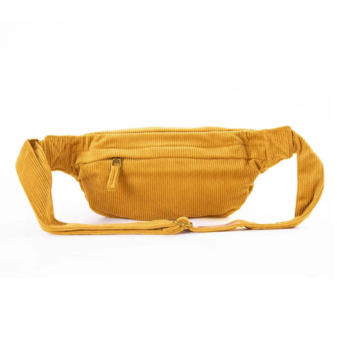 Sac banane en velours Willow moutarde - ALASKAN MAKER