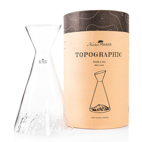 CARAFE A DECANTER TOPOGRAPHIC