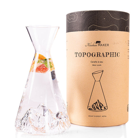 CARAFE A DECANTER TOPOGRAPHIC