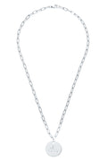 COLLIER GRANDE MAILLE ARGENTE