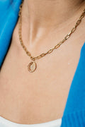 COLLIER GRANDE MAILLE DORE