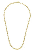 COLLIER GRANDE MAILLE DORE