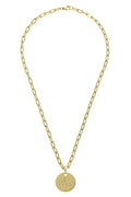 COLLIER GRANDE MAILLE DORE