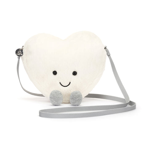 AMUSEABLES CREAM HEART BAG ASSO