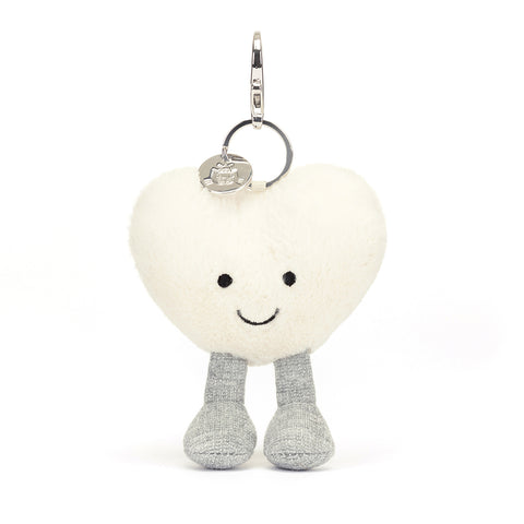 AMUSEABLES CREAM HEART BAG ASSO