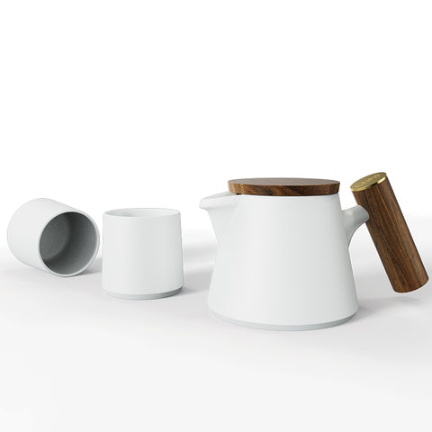 CLIMBER TEAPOT BLANC