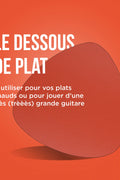 DESSOUS DE PLAT ABRICOT