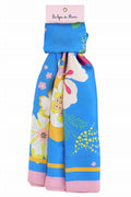 FOULARD LE BIJOU DE MIMI WINTER FLOWER BLUE