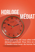 HORLOGE LA CARAFE ORIGINAL ABRICOT