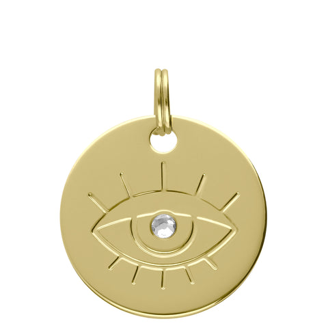 MÉDAILLE SYMBOLE DORÉ EYE