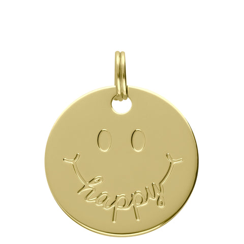 MÉDAILLE SYMBOLE DORÉ HAPPY