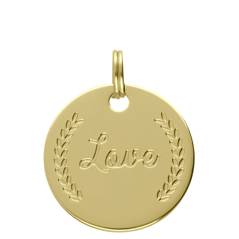 MÉDAILLE SYMBOLE DORÉ MOTLOVE