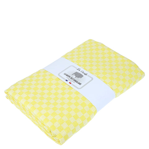 NAPPE DAMIER 140X240 (S) CITRON