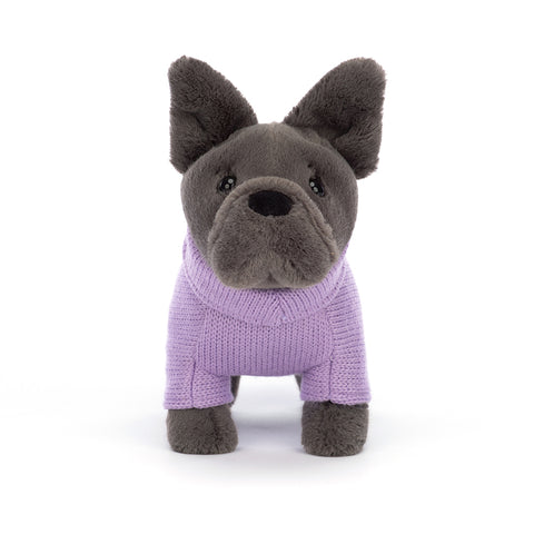 SWEATER FRENCH BULLDOG PURPLE ASSO