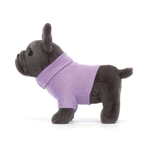 SWEATER FRENCH BULLDOG PURPLE ASSO