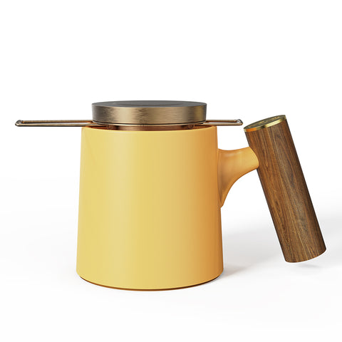 TRAPEZOIDAL MUG JAUNE