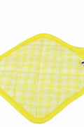 GANT CUISINE ET MANIQUE DAMIER CITRON