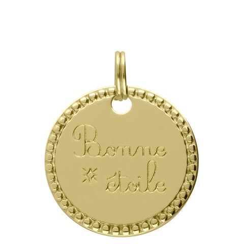 MÉDAILLE BIJOU DORÉ BONNE ETOILE