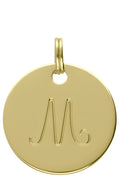 MÉDAILLE INITIALE DORÉ M