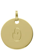 MÉDAILLE INITIALE DORÉ O