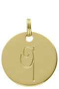 MÉDAILLE INITIALE DORÉ Q