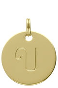 MÉDAILLE INITIALE DORÉ U