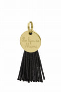 MÉDAILLE POMPON DORÉ BLACK