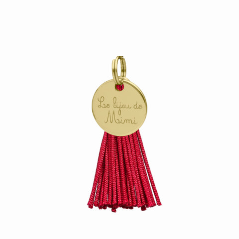 MÉDAILLE POMPON DORÉ BLUSH