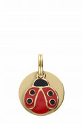 MÉDAILLE PRÉCIEUSE DORÉ DUO COCCINELLE